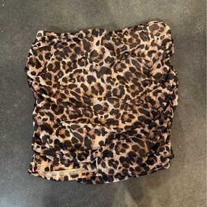 Cheetah mini skirt size xs